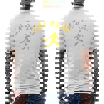 Clásico Estilo Universitario Jai Alai Sport Camiseta Hombre Estampado Espalda - Regaloses