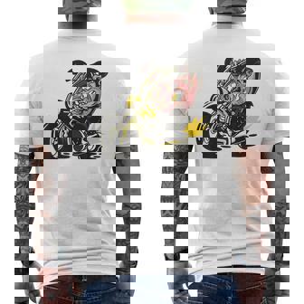 Cochon Sur Une Moto T-shirt imprimé au dos - Cadeauxyz