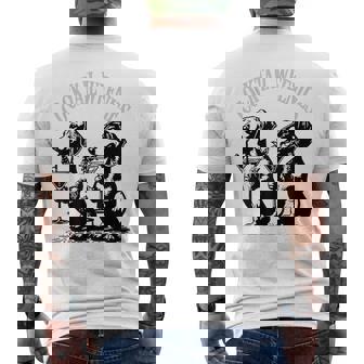 Cocktail Weenies Dachshund Martini Cocktail Lover Dachshund Men's T-shirt Back Print - Monsterry