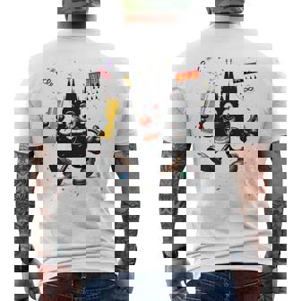Cologne Cathedral Cologne Alaaf Confetti Carnival Fashion Parade T-Shirt mit Rückendruck - Geschenkecke