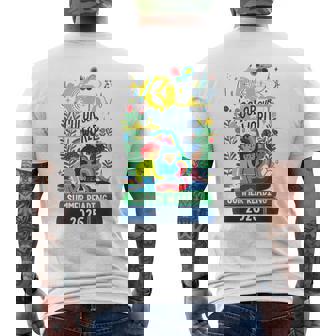 Color Our World Summer Reading Program 2025 Book Lover Men's T-shirt Back Print - Seseable