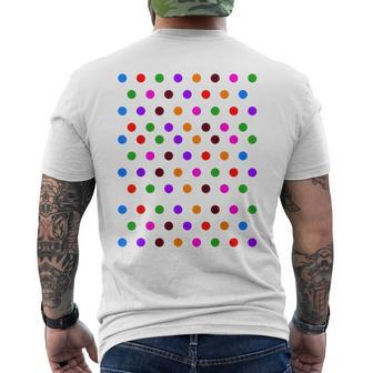 Colourful With Polka Dots S T-Shirt mit Rückendruck - Geschenkecke