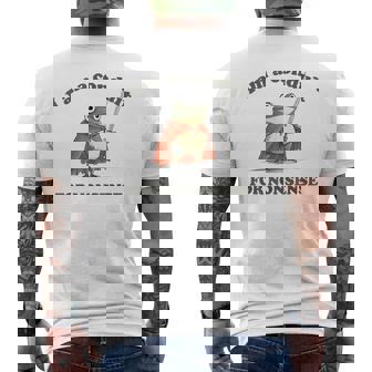 I Am A Conduit For Nonsense Frog T-Shirt mit Rückendruck - Geschenkecke