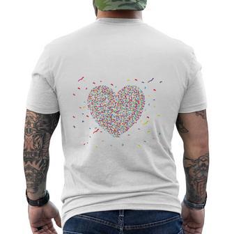 Confetti In The Heart Fancy Dress Carnival Confetti Costume Outfit T-Shirt mit Rückendruck - Geschenkecke