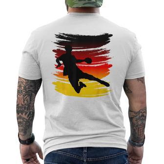 Cool Fan Outfit Jersey Team Sports Flag Handball Germany T-Shirt mit Rückendruck - Geschenkecke