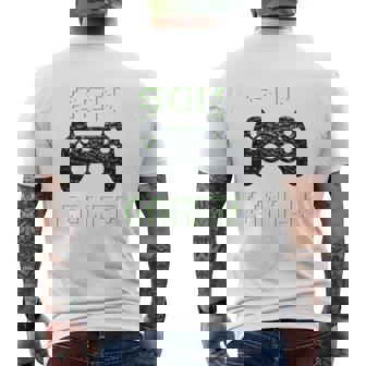 Cooler Lustiger Gamerintageideospiele Son Jungen Nager T-Shirt mit Rückendruck - Seseable