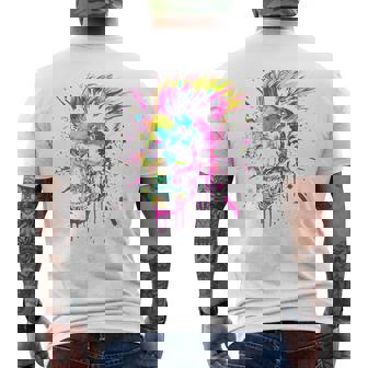 Cráneo De Esqueleto Calavera Motero Rock Punk Rock Manga Larga Camiseta Hombre Estampado Espalda - Regaloses