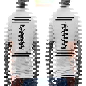 Crayon Blue Group Costume Men's T-shirt Back Print - Seseable