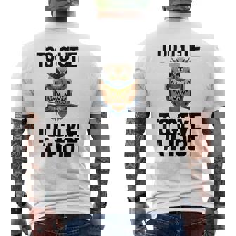 Too Cute To Give Hoot Pour Homme Motif Hibou T-shirt imprimé au dos - Cadeauxyz