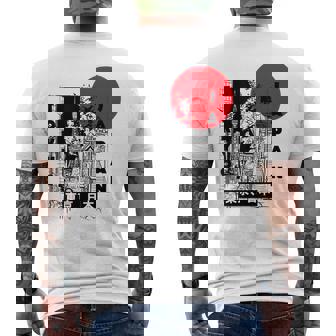 Da Japon Esthétique Rétro Bande Dessiné Cadeau Silhouette Tokyo Gris Adulte S Eu Small Regular Petite Col Officier Manche Courte 1 Count T-shirt imprimé au dos - Cadeauxyz