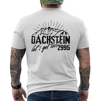 Dachstein Steiermark Austria Mountain Hiking Souvenir T-Shirt mit Rückendruck - Geschenkecke