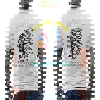 Das Ist Mein Indianer Costume Last Minute T-Shirt mit Rückendruck - Seseable