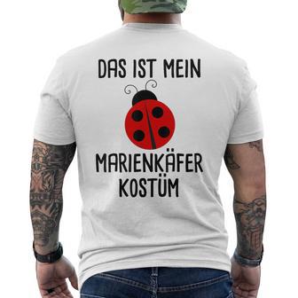 Das Ist Mein Ladybird Costume Fancy Dress Carnival T-Shirt mit Rückendruck - Geschenkecke