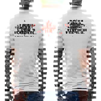 Dear Canada We Hate Him Too Anti Trump Political Protest Men's T-shirt Back Print | Mazezy
