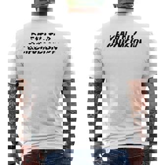 'Death To Circumcision' Intactivist Anti-Circumcision Men's Back Print T-Shirt - Monsterry
