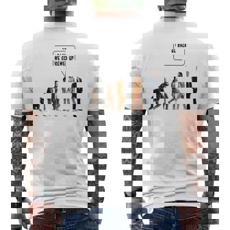 Divertido Gráfico Anti-Trump Go Back We Screwed Up Anti Trump Camiseta Hombre Estampado Espalda - Regaloses