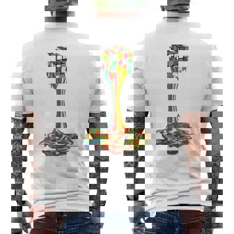 Divertido Rubik Rubix Rubics Jugador Cubo Amantes Manga Larga Camiseta Hombre Estampado Espalda - Regaloses