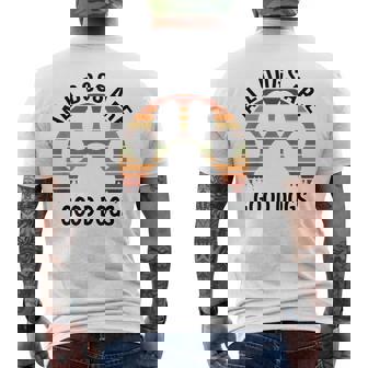 All Dogs Are Good Dogs Funny Dog Owner Saying Men's Back Print T-Shirt - Monsterry