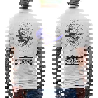 You Don't Stop Snowboarding When You Get Older Men's Back Print T-Shirt - Monsterry
