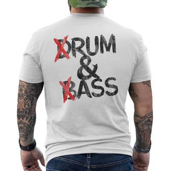 Drum And Bass Rum & Assintage Gray T-Shirt mit Rückendruck - Geschenkecke