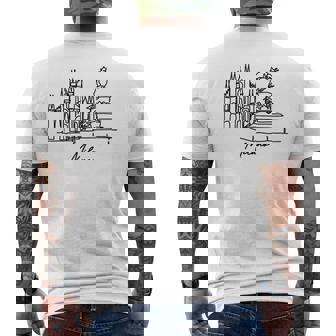Duomo Di Milano Italia Milán Italiaiajesacaciones Souvenir Camiseta Hombre Estampado Espalda - Regaloses