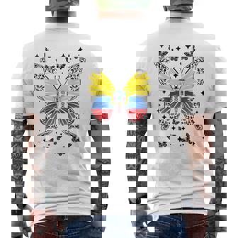 Ecuatoriano Mariposa Ecuador Camiseta Hombre Estampado Espalda - Regaloses