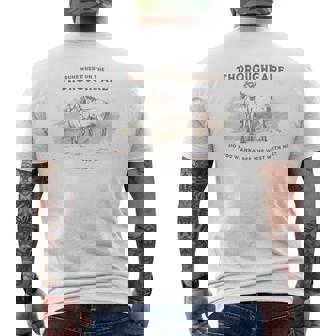 Ethel Thoroughfare Vintage Western Men's Back Print T-Shirt - Monsterry