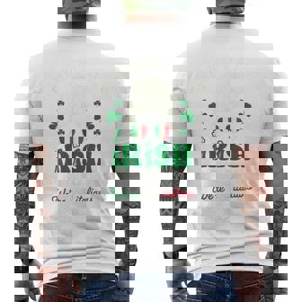 Everyone Is A Little Irish On St Patrick Day Except Italians Men's T-shirt Back Print - Seseable