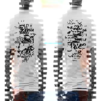 This Family Cruise Has No Control 2025 Men's T-shirt Back Print - Thegiftio