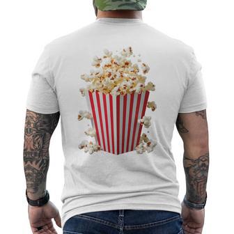 Fancy Dress & Carnival Retro Popcorn Costume Blue T-Shirt mit Rückendruck - Geschenkecke