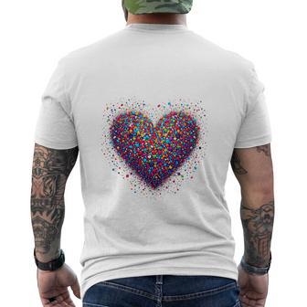 Fancy Dress Costume Confetti In The Heart Carnival T-Shirt mit Rückendruck - Geschenkecke