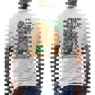 Feeling Lucky St Patrick's Day Men's T-shirt Back Print - Thegiftio