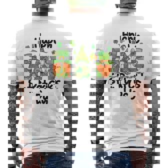 Feliz Día De San Patricio Gnomo Trébol Día De San Patricio Camiseta Hombre Estampado Espalda - Regaloses