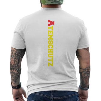 Fire Brigade Respirator Equipment Bearer Back Print T-Shirt mit Rückendruck - Geschenkecke