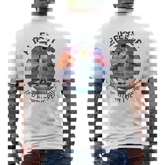 Flippers Up I Stand With The Penguins Men's T-shirt Back Print | Seseable UK