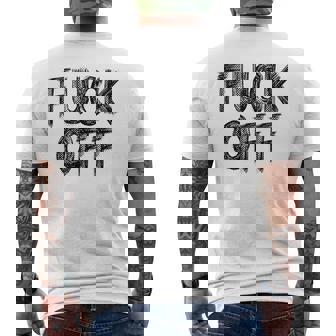 Fuck Off- Frappelez-Vous T-shirt imprimé au dos - Cadeauxyz