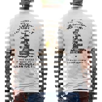Full Transparency It Was Not Easy Peasy Lemon Squeezy Men's T-shirt Back Print - Monsterry