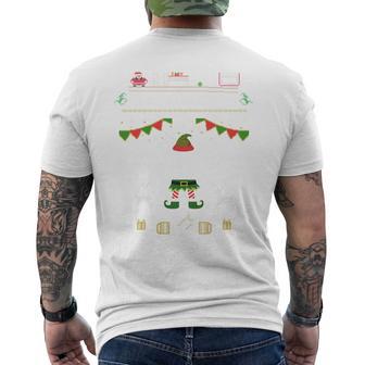 Christmas Elf For Gamers Elf 11 Gaming I Bims 1 Nerd Long-Sleeved T-Shirt mit Rückendruck - Geschenkecke