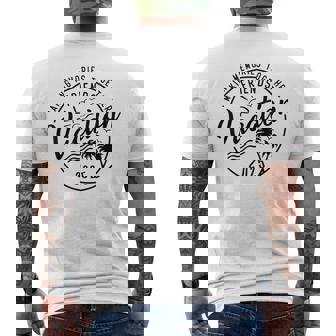Friends Vacation 2025 Memories Together Holiday Trip Men's T-shirt Back Print | Mazezy
