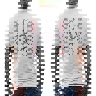 Labubu Cute Labubu The Monsters Meme Coquette Men's T-shirt Back Print | Mazezy