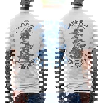 Motor Boat Captain Men's T-shirt Back Print - Thegiftio UK