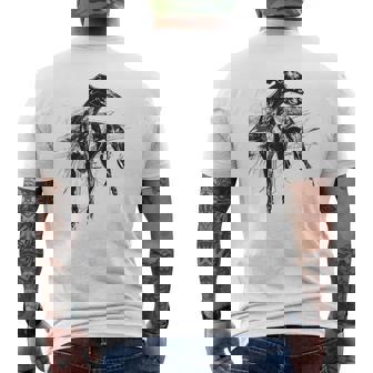 Galgo Abstracto Gráfico Dibujo Arte Animal Galgo Camiseta Hombre Estampado Espalda - Regaloses