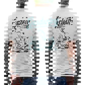 Gardening Because Murder Is Wrong Gardening Gardener Men's T-shirt Back Print - Thegiftio