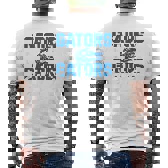 Gators In Heart I Love Gators Men's T-shirt Back Print - Seseable