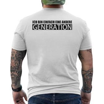 I Am Another Generation Gray T-Shirt mit Rückendruck - Geschenkecke