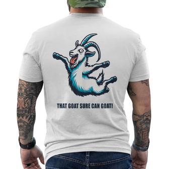 That Goat Sure Can Goat Simulator T-Shirt mit Rückendruck - Geschenkecke