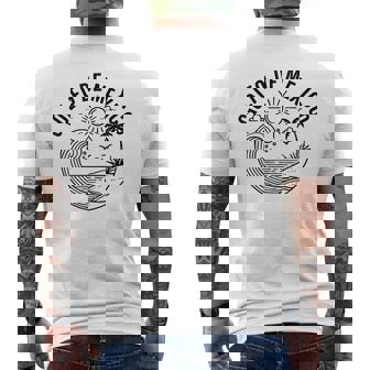 Golfo De Mexicoiva Mexico Gulf Of Mexico Souvenir Gray T-Shirt mit Rückendruck - Geschenkecke