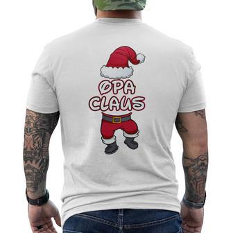 Grandpa Claus Christmas Family Partner Look Santa Claus Long-Sleeved T-Shirt mit Rückendruck - Geschenkecke