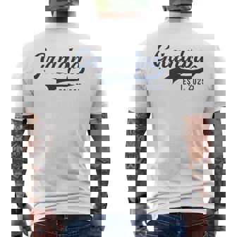 Grandpa Est 2025 Promocionado A Abuelo 2025 Nuevo Abuelo Camiseta Hombre Estampado Espalda - Regaloses