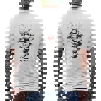 Graphique Humoristique Big Smile Happy Face Graphic T-shirt imprimé au dos - Cadeauxyz